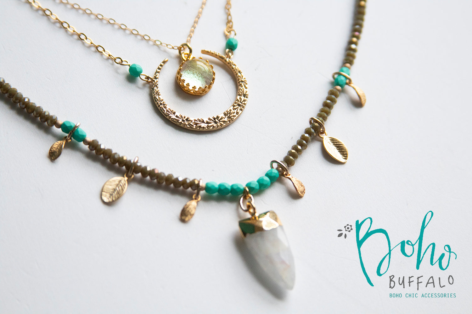How to Layer Boho Necklaces
