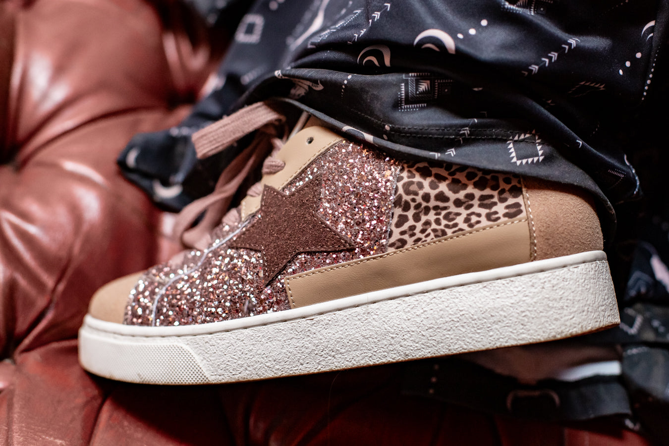 Rose Gold Sparkle Pumps - Boho Buffalo Accessories
