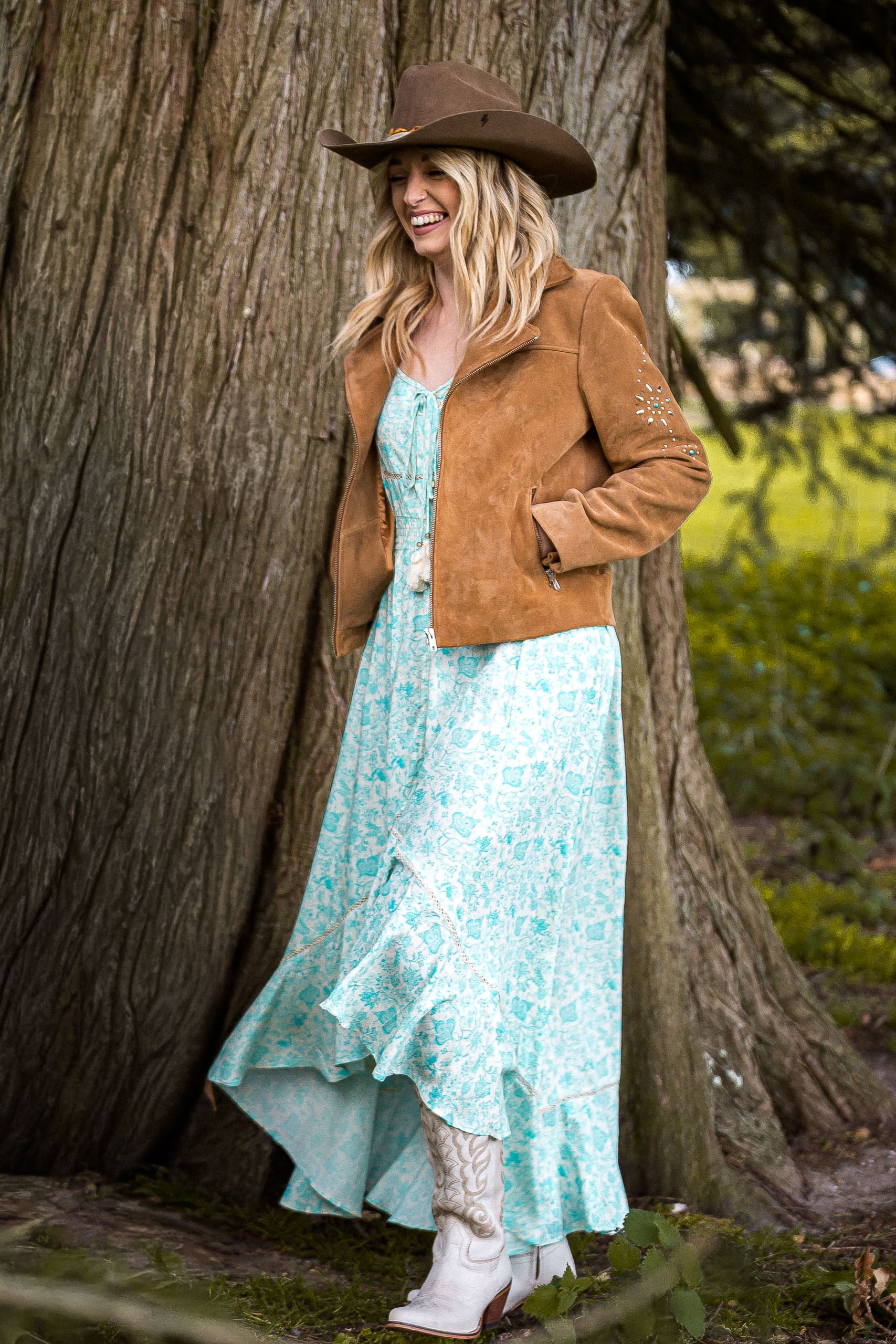 Tan 'Signature' Fringe Jacket - Boho Buffalo Accessories