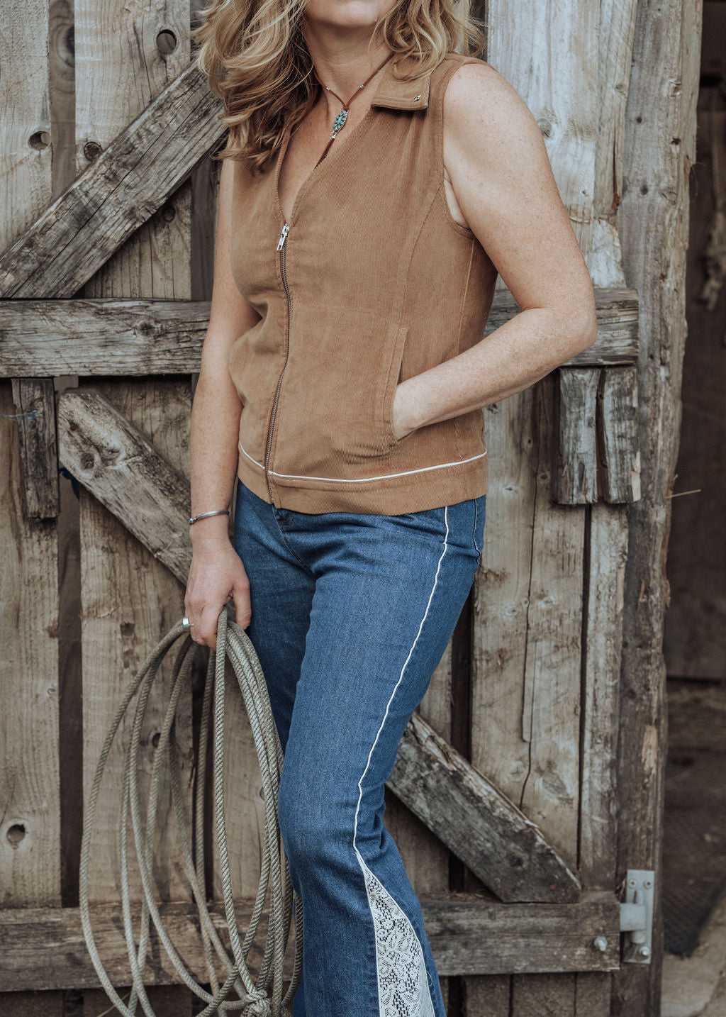 'Honey Rider' Zip Through Top
