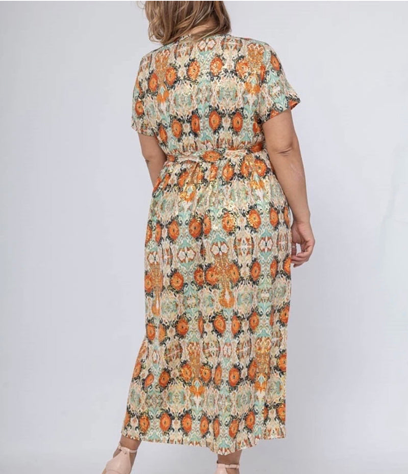 PLUS size Boho Ethnic Dress