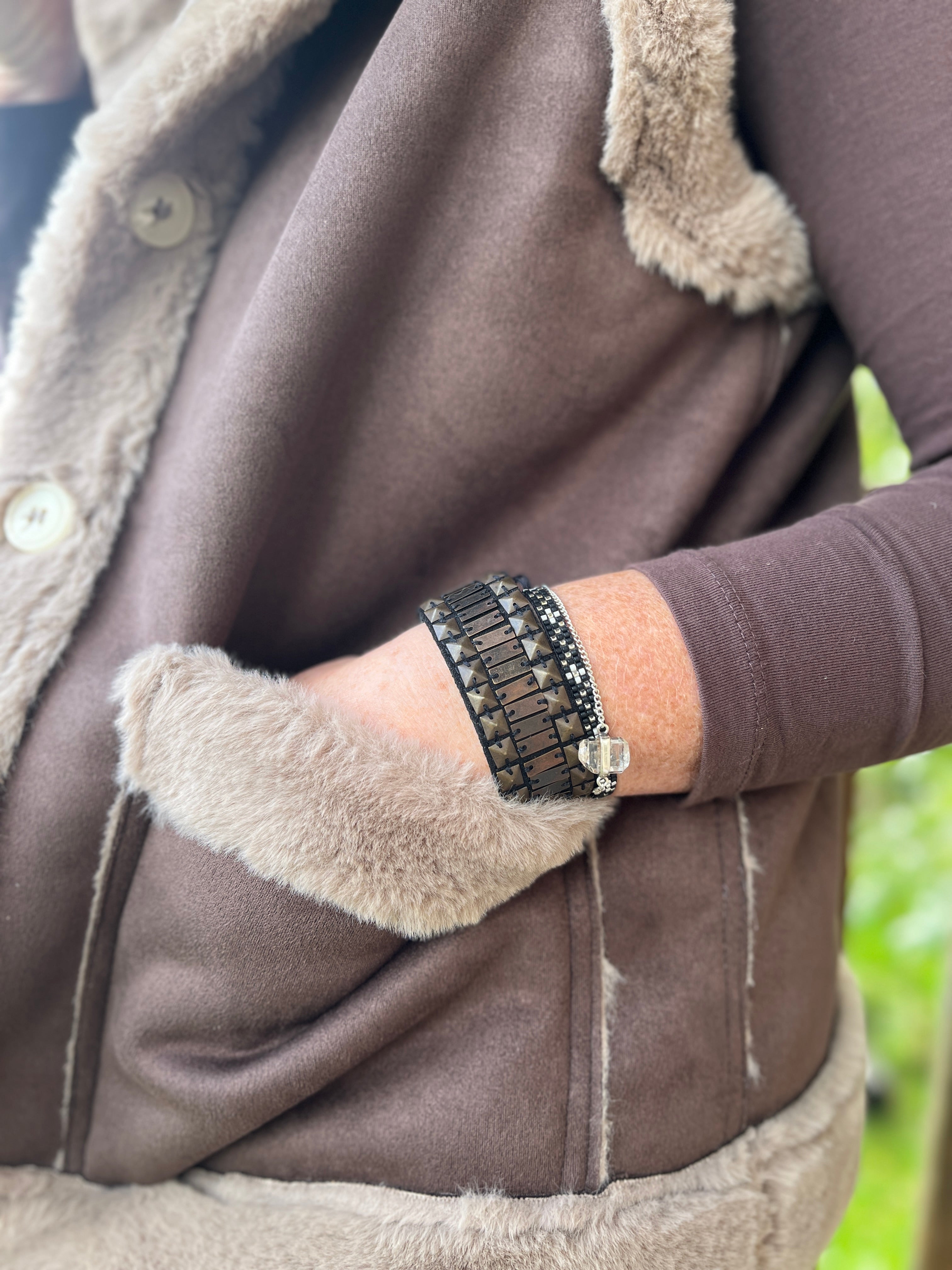 Mocha Fur Gilet - Boho Buffalo Accessories