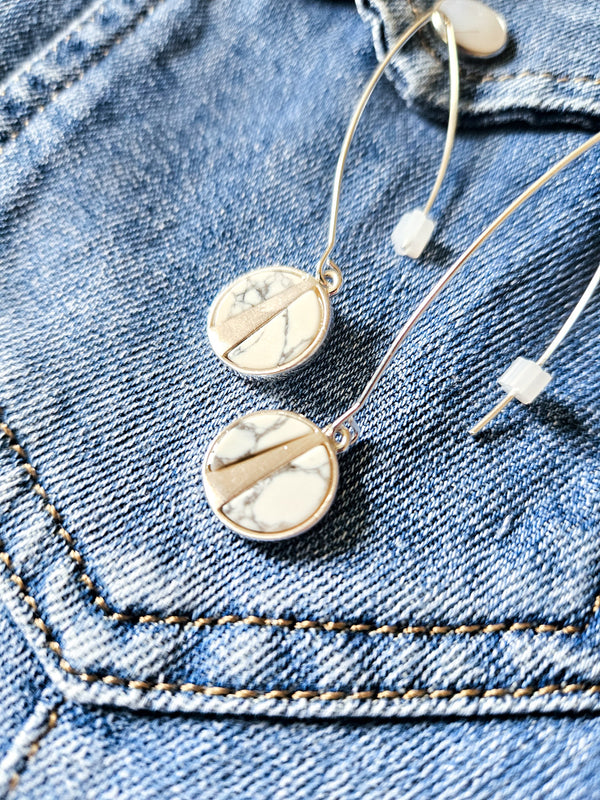 Geo Drop Earrings