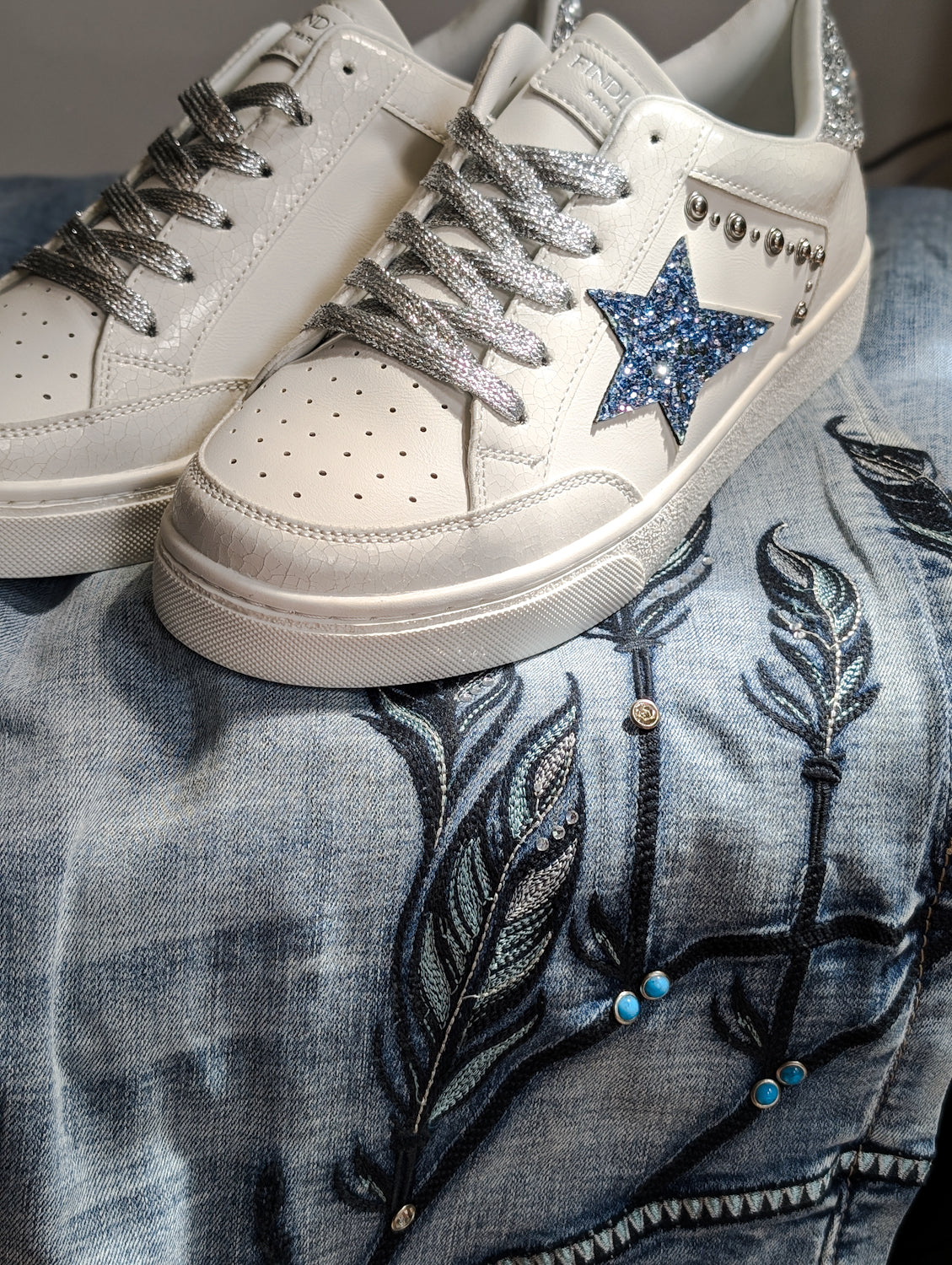 White Star Pumps - Boho Buffalo Accessories