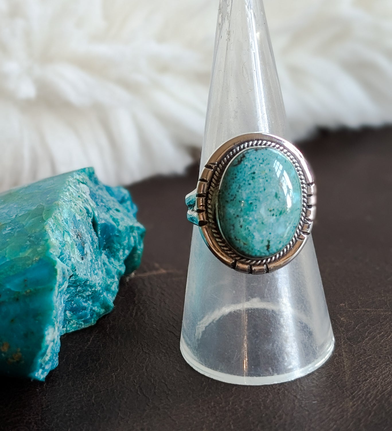 Turquoise Oval Ring - Various - Boho Buffalo Accessories