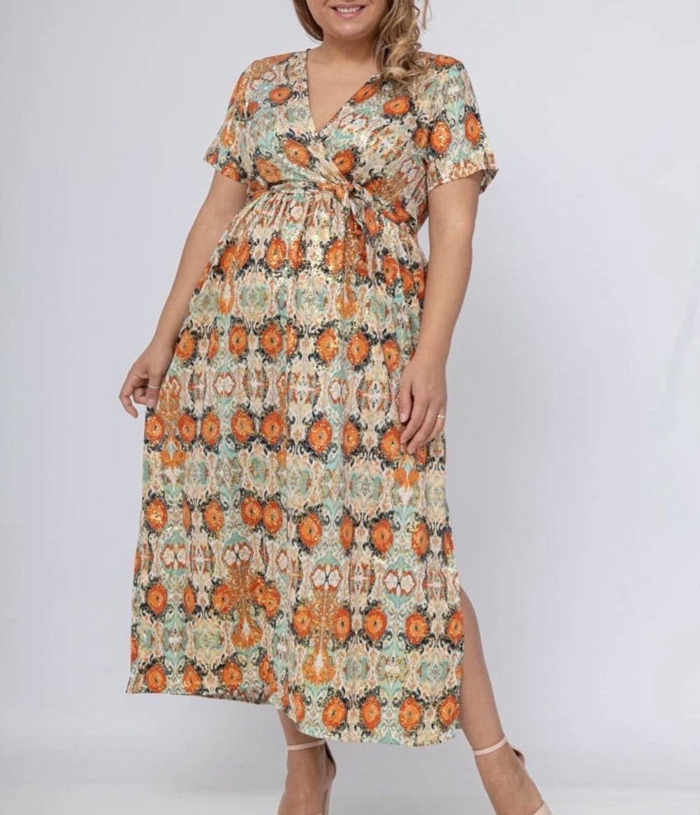 PLUS size Boho Ethnic Dress