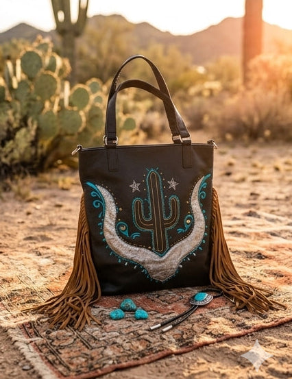 Desert Nights Tote Bag - Boho Buffalo Accessories