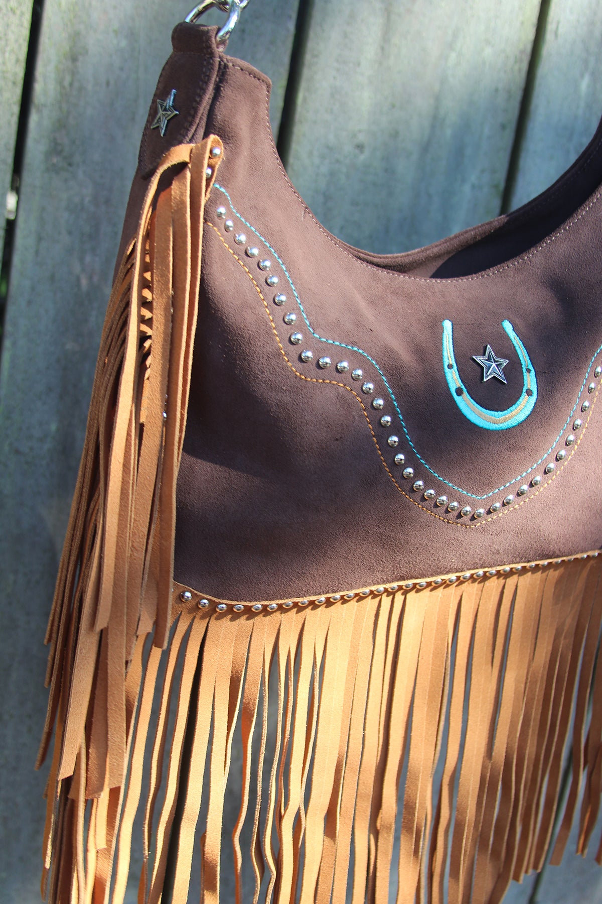 Horseshoe Fringe Western Bag