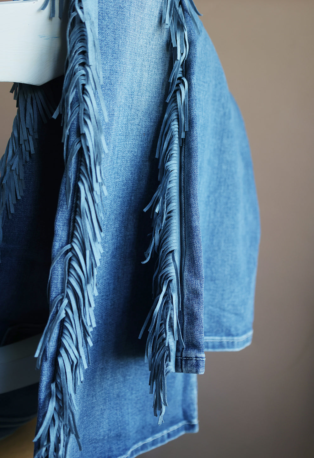 Fringed Western Flare Jeans - Boho Buffalo Accessories