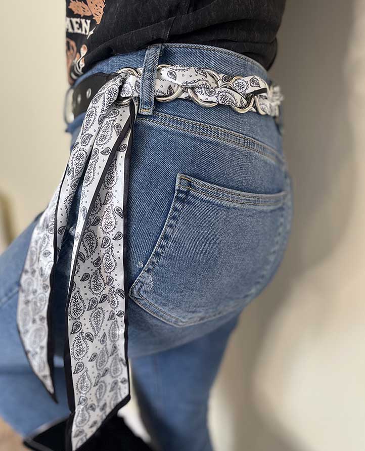 Silk Scarf Belt - Boho Buffalo Accessories