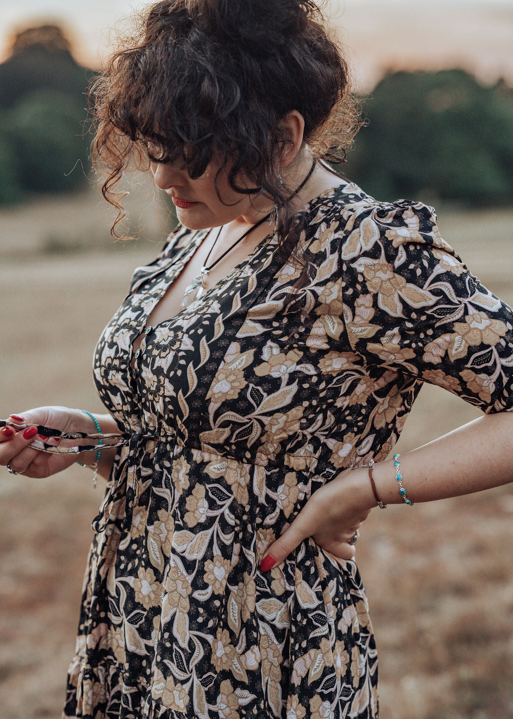 Golden Fields Maxi Dress - Boho Buffalo Accessories