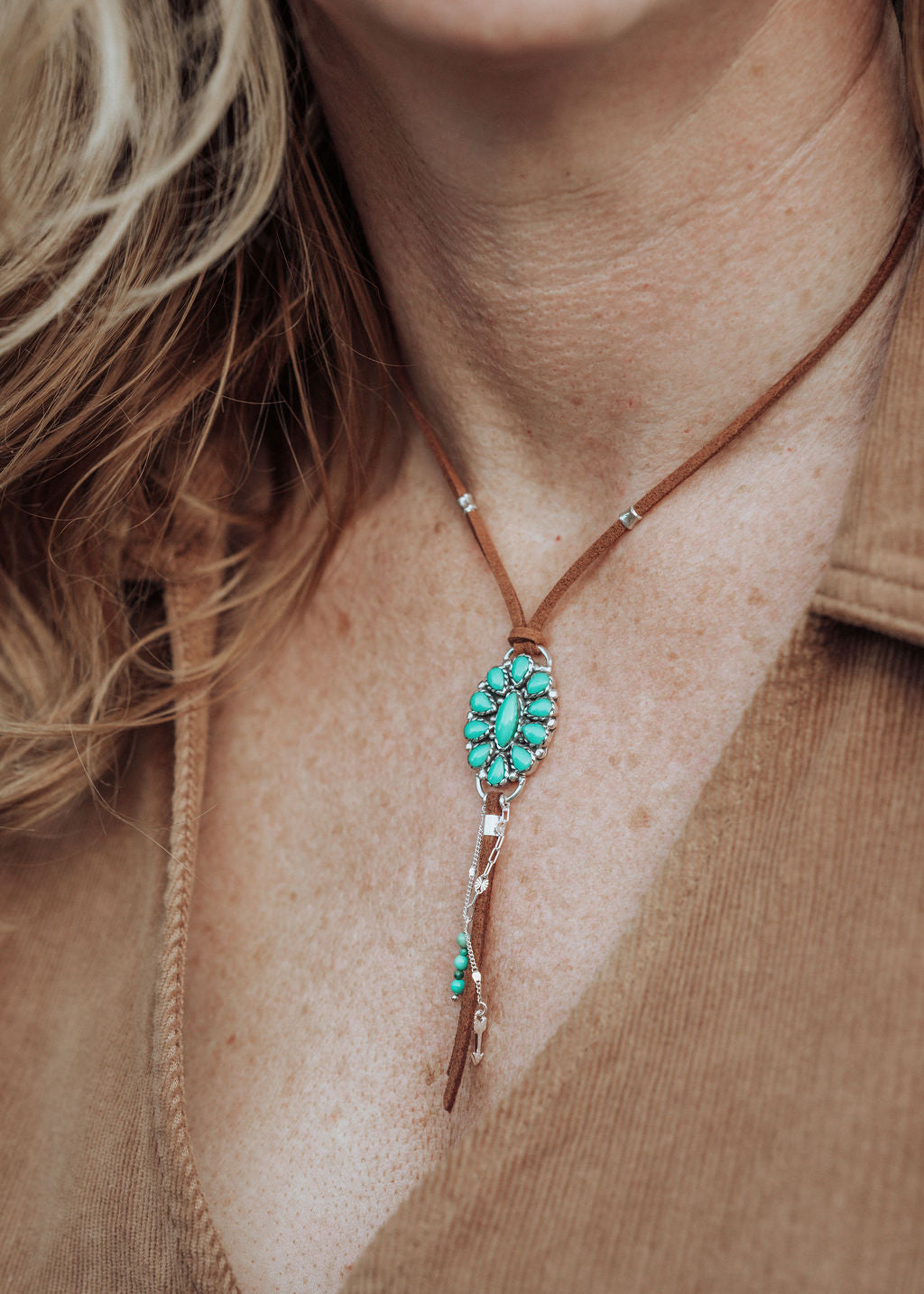 'Desert Bloom' Charm Necklace
