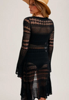 Black Lace Cardigan/Dress S
