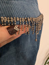 Blue Rhinestone Shacket XL
