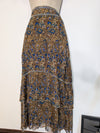 Gold Layered Maxi Skirt S