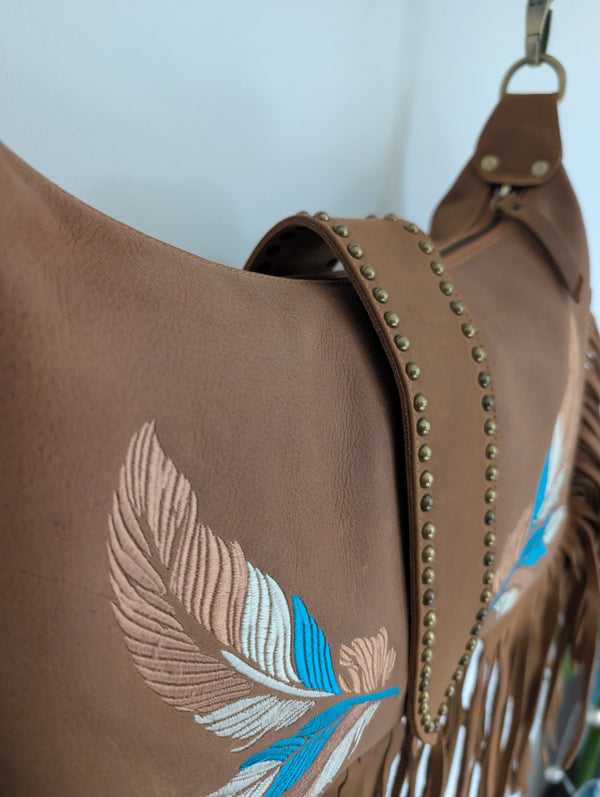 Feather Fringe Bag