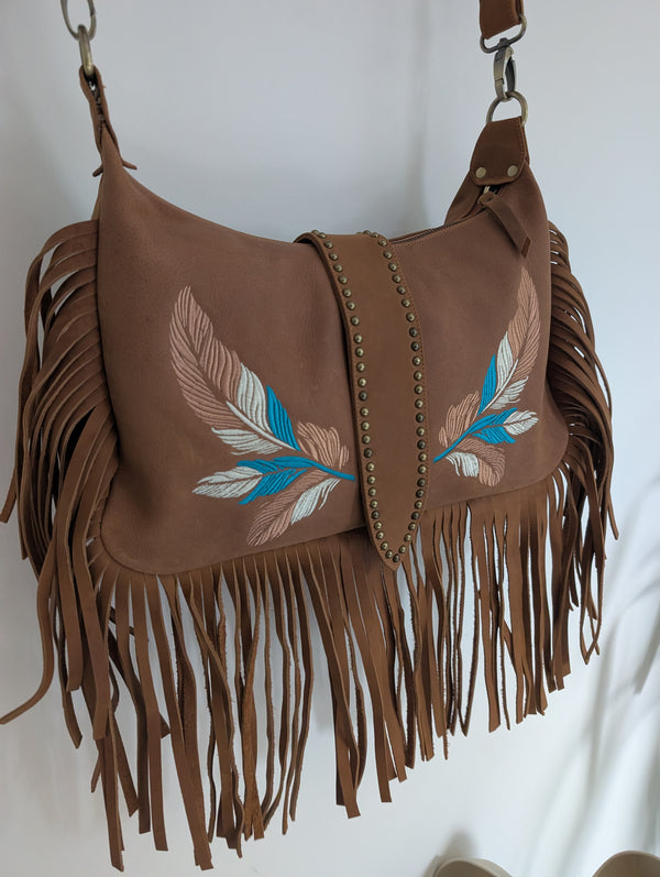 Feather Fringe Bag