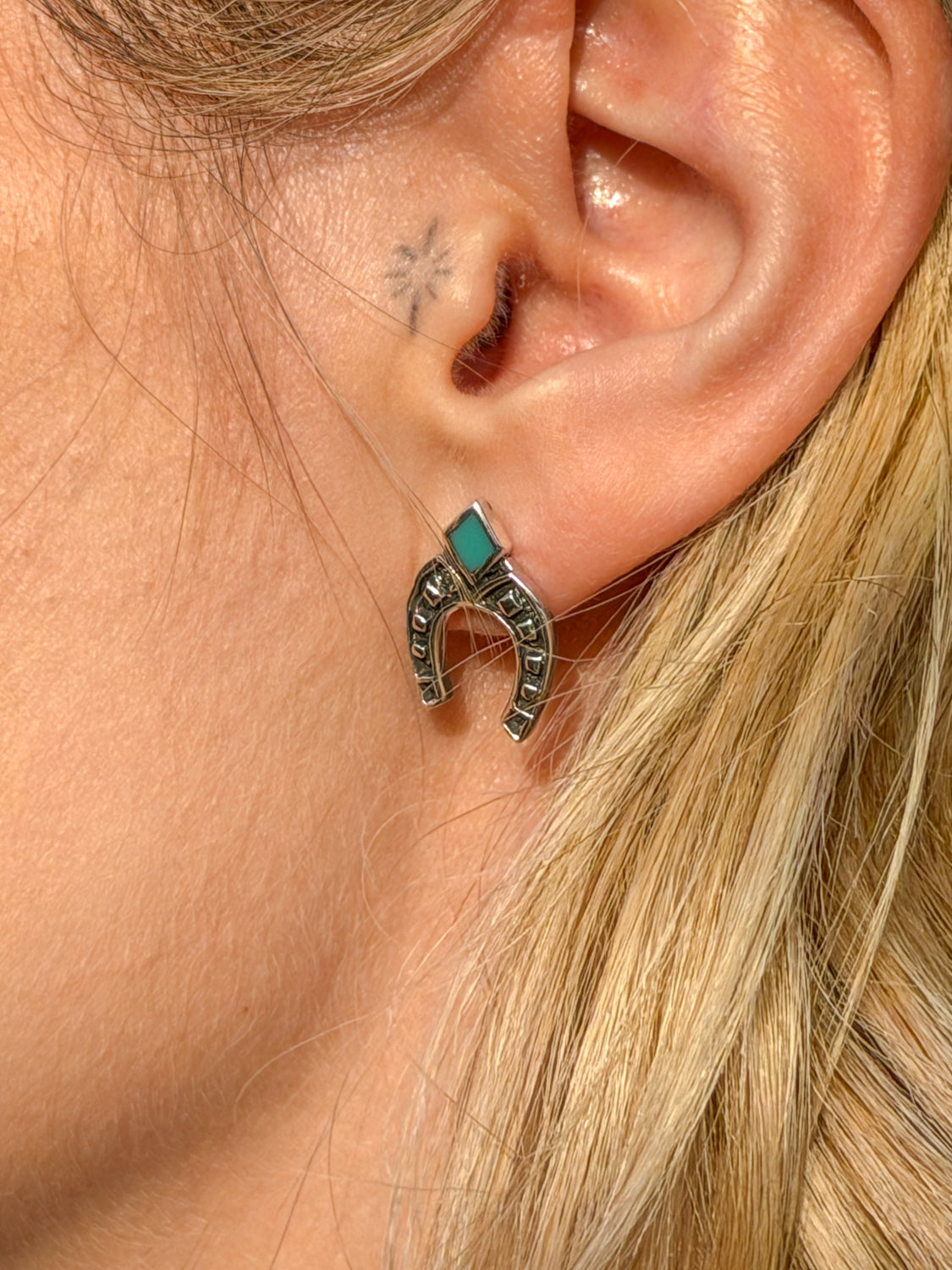 Horseshoe Stud Earrings