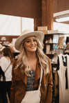 White Feather Western Hat