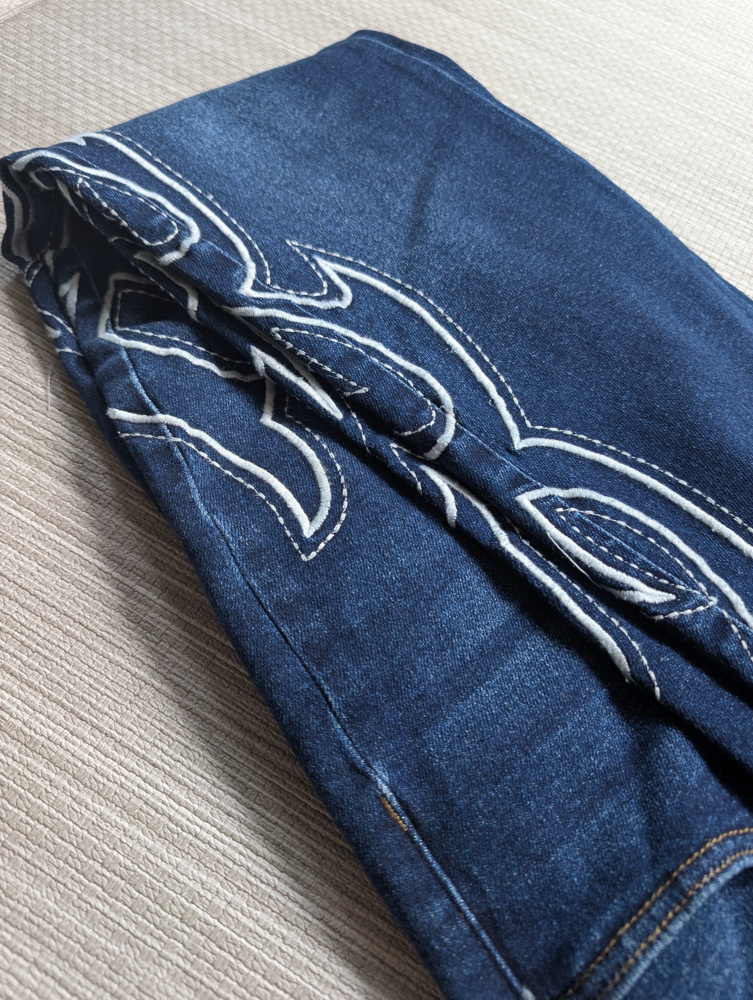 Boot Stitch Flare Jeans (XS-4XL) - Boho Buffalo Accessories