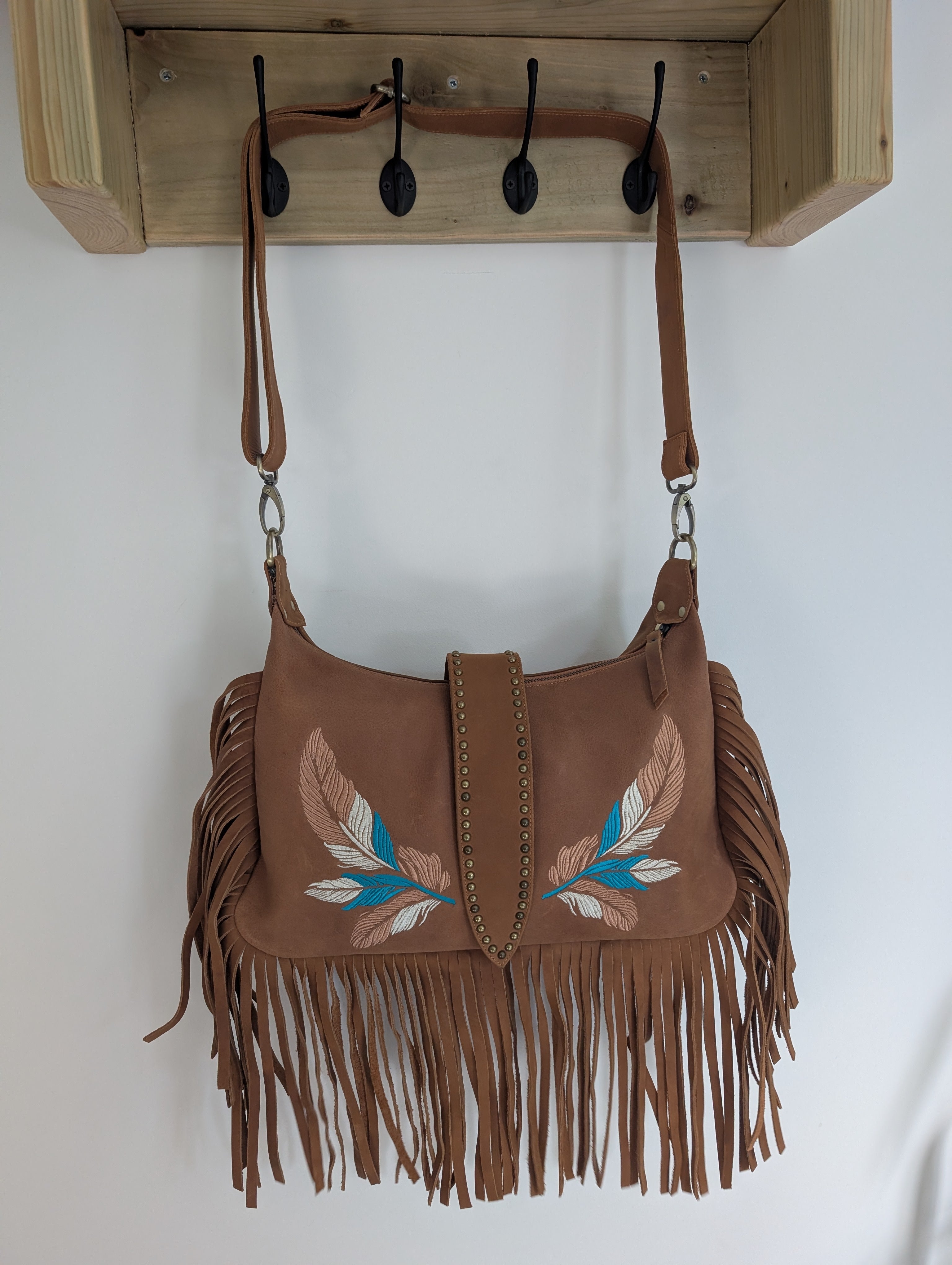 Feather Fringe Bag