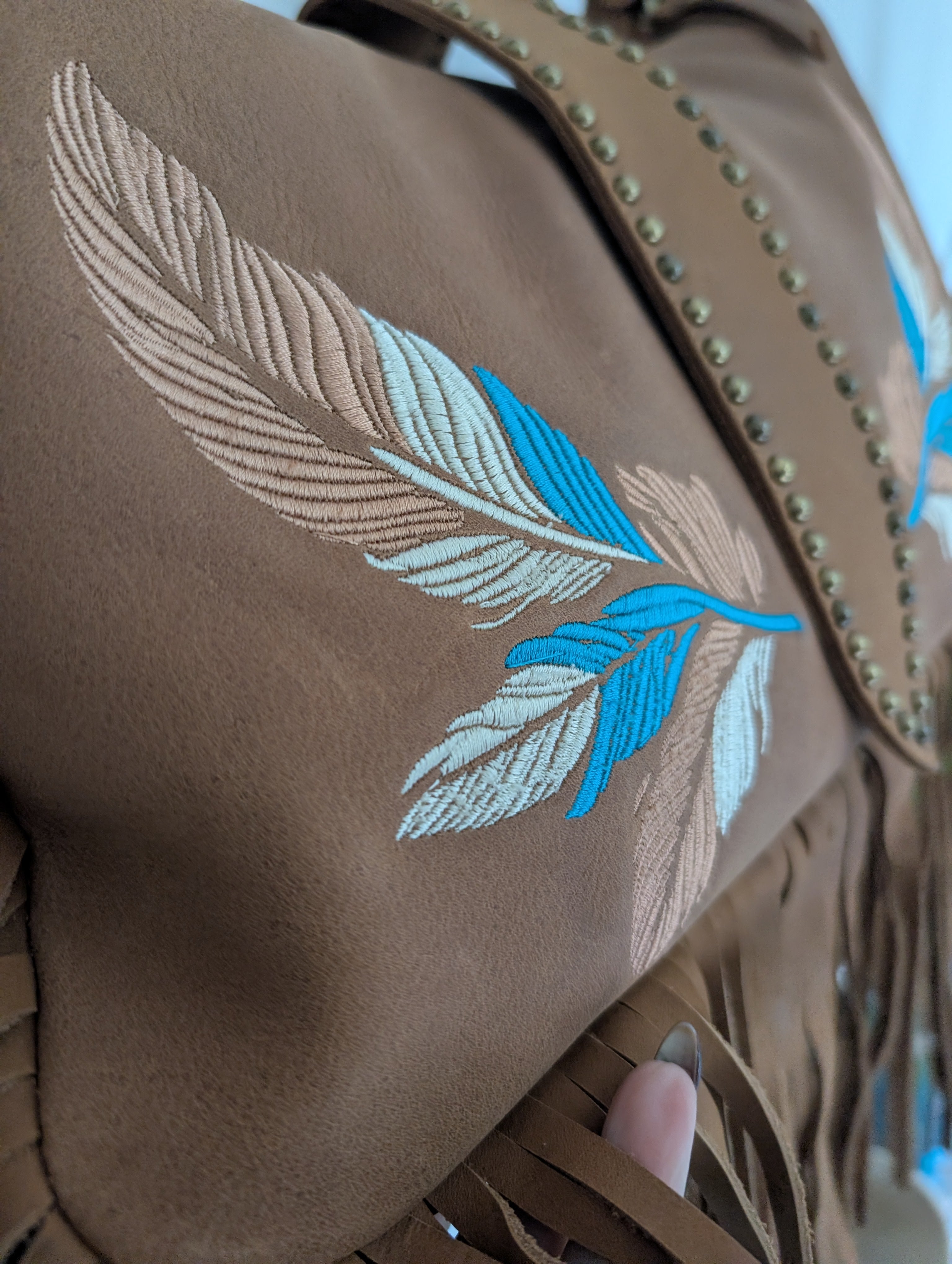Feather Fringe Bag