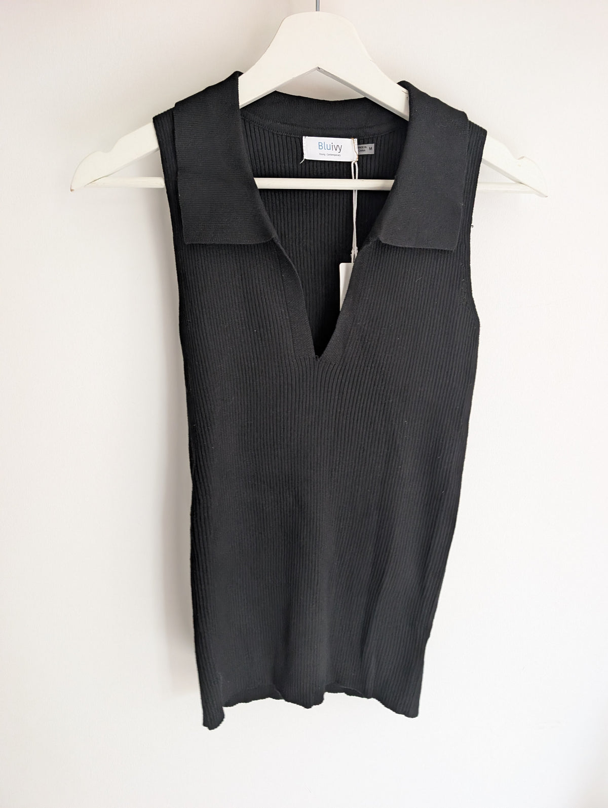 Black Rib Top (M&L)