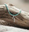 Delicate Turquoise Feather Bracelet - Boho Buffalo Accessories