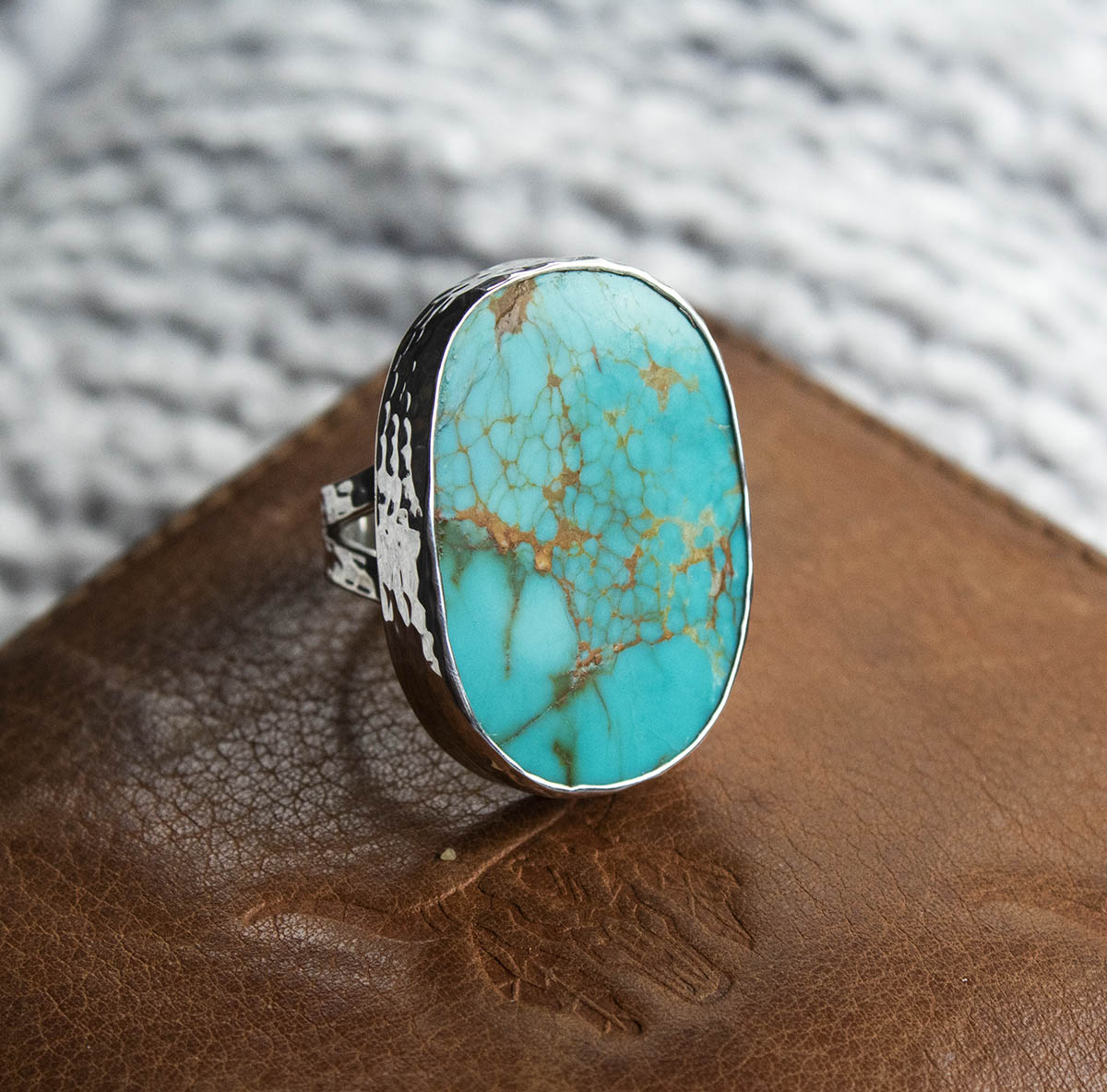 Big Boho Turquoise Ring 