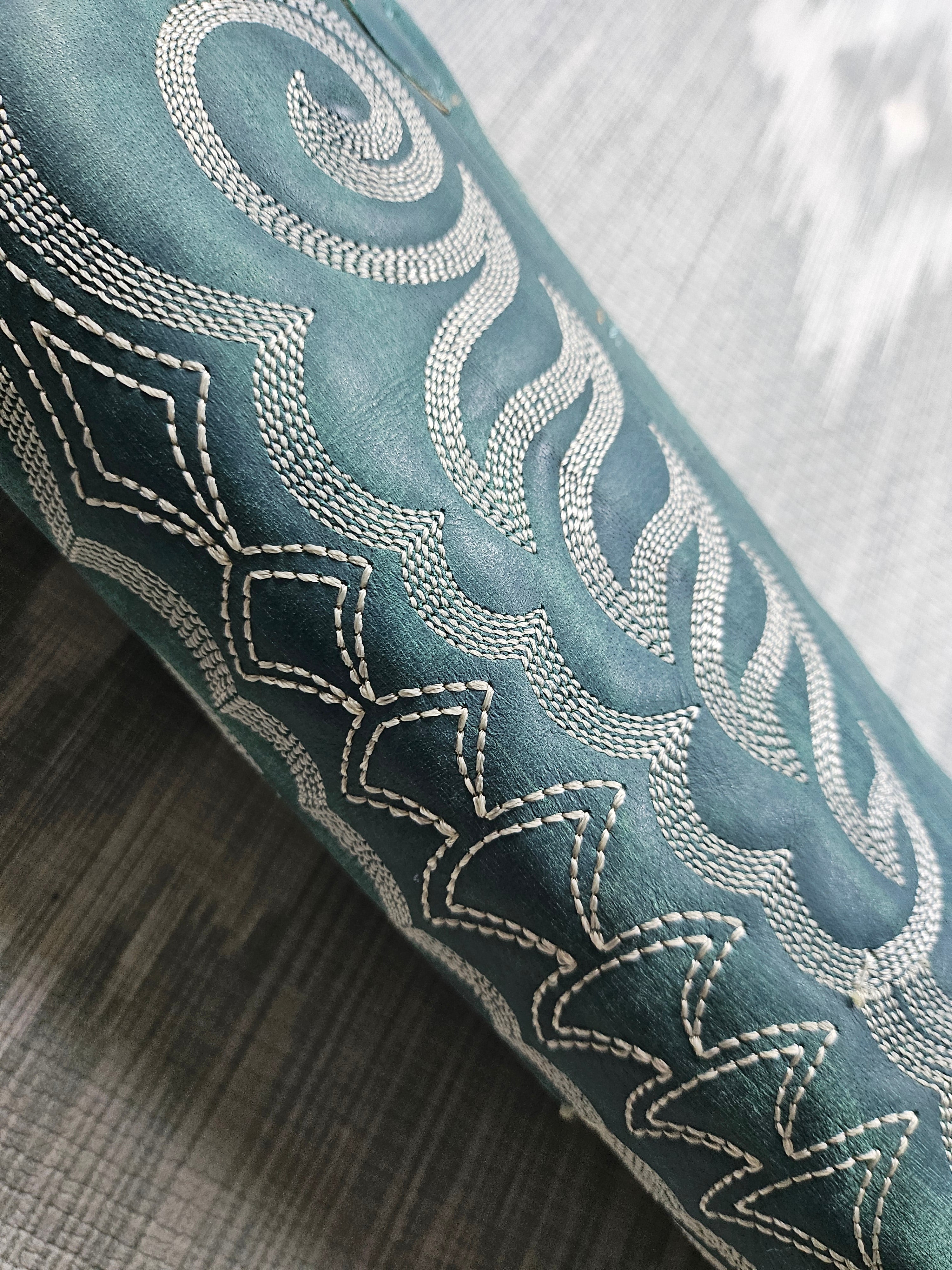 Tall Teal Cowgirl Boots - Boho Buffalo Accessories