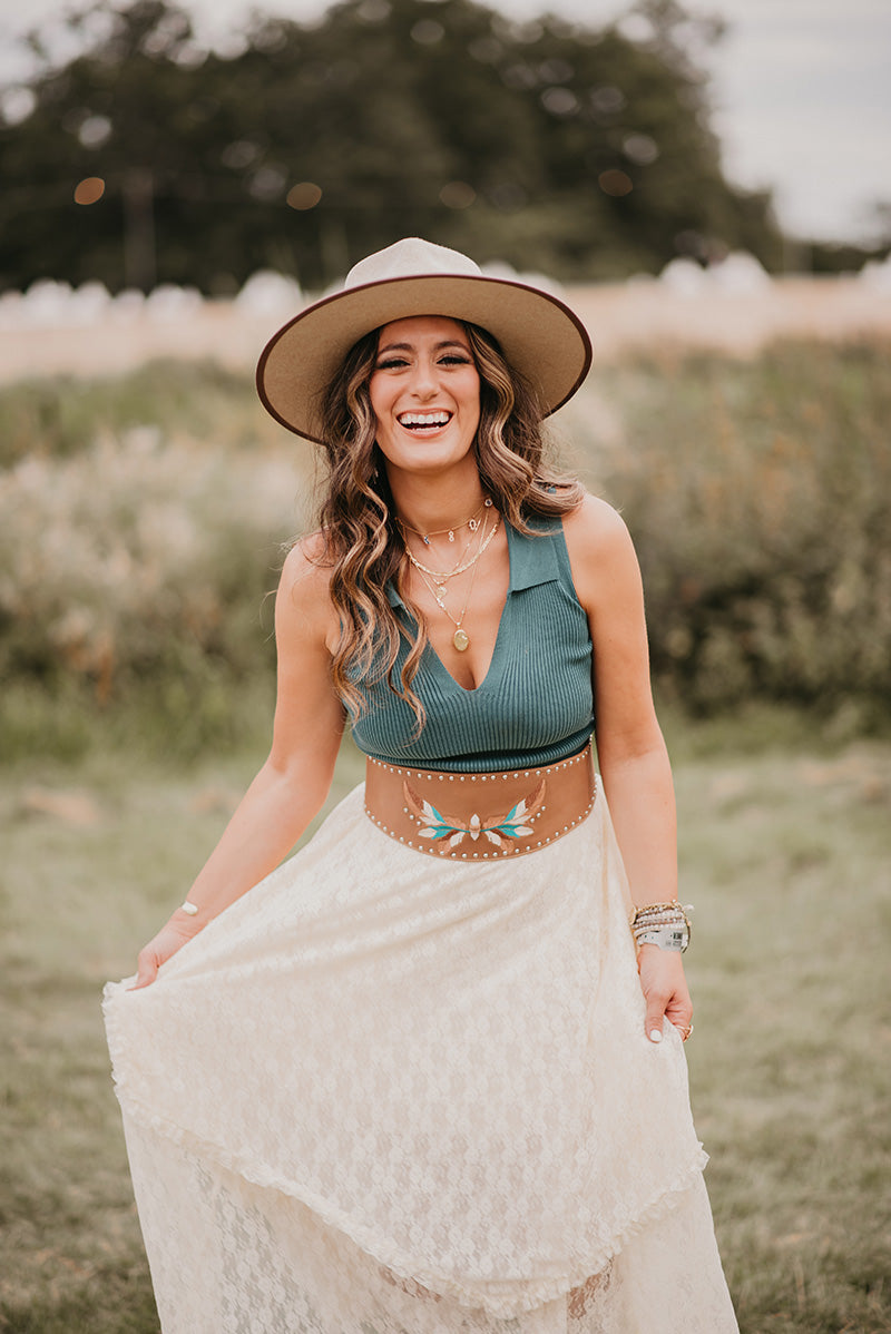 Ivory Lace Handkerchief Skirt - Boho Buffalo Accessories