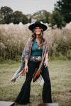 Pre Order - Teal Rib Top