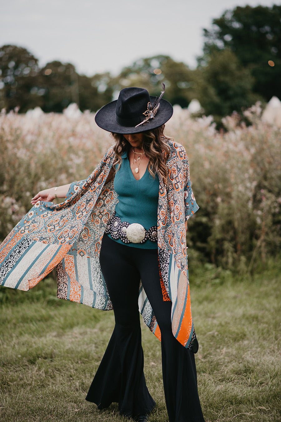 Pre Order - Teal Rib Top