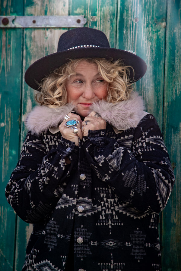 Charcoal Marl Fedora Hat