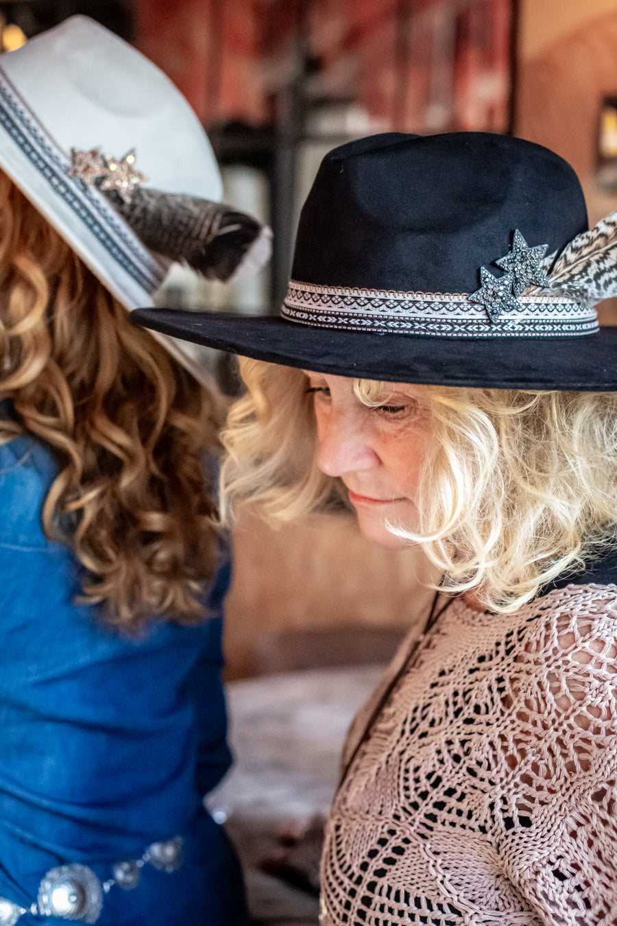 Black Cosmic Fedora Hat