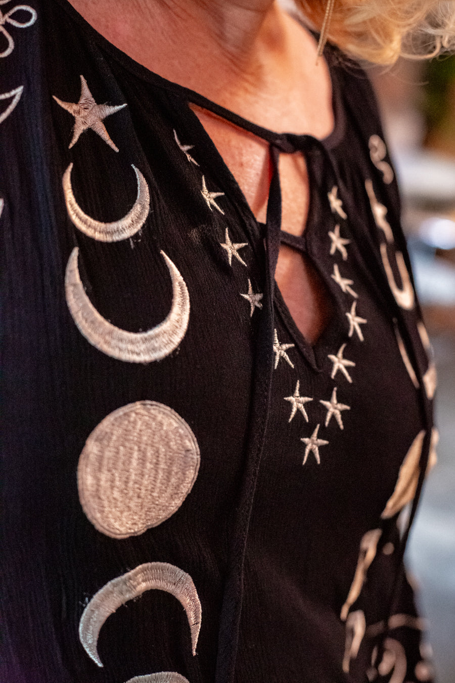 'Moon Child' Fluid Maxi Dress