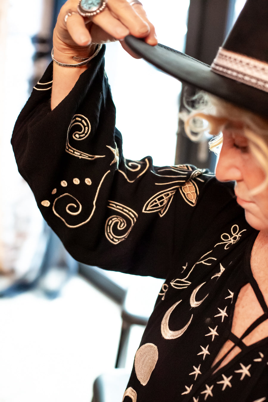 'Moon Child' Fluid Maxi Dress