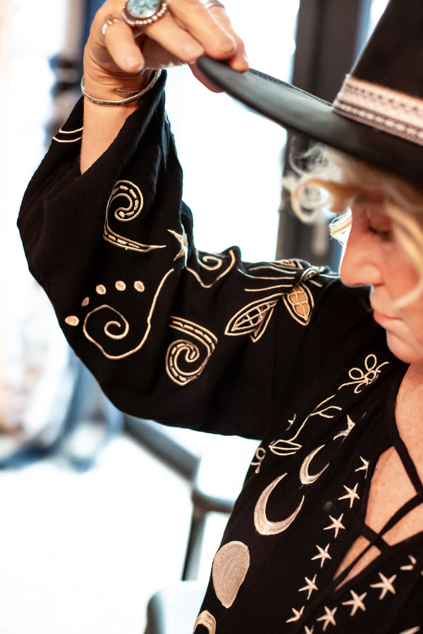 'Moon Child' Fluid Maxi Dress