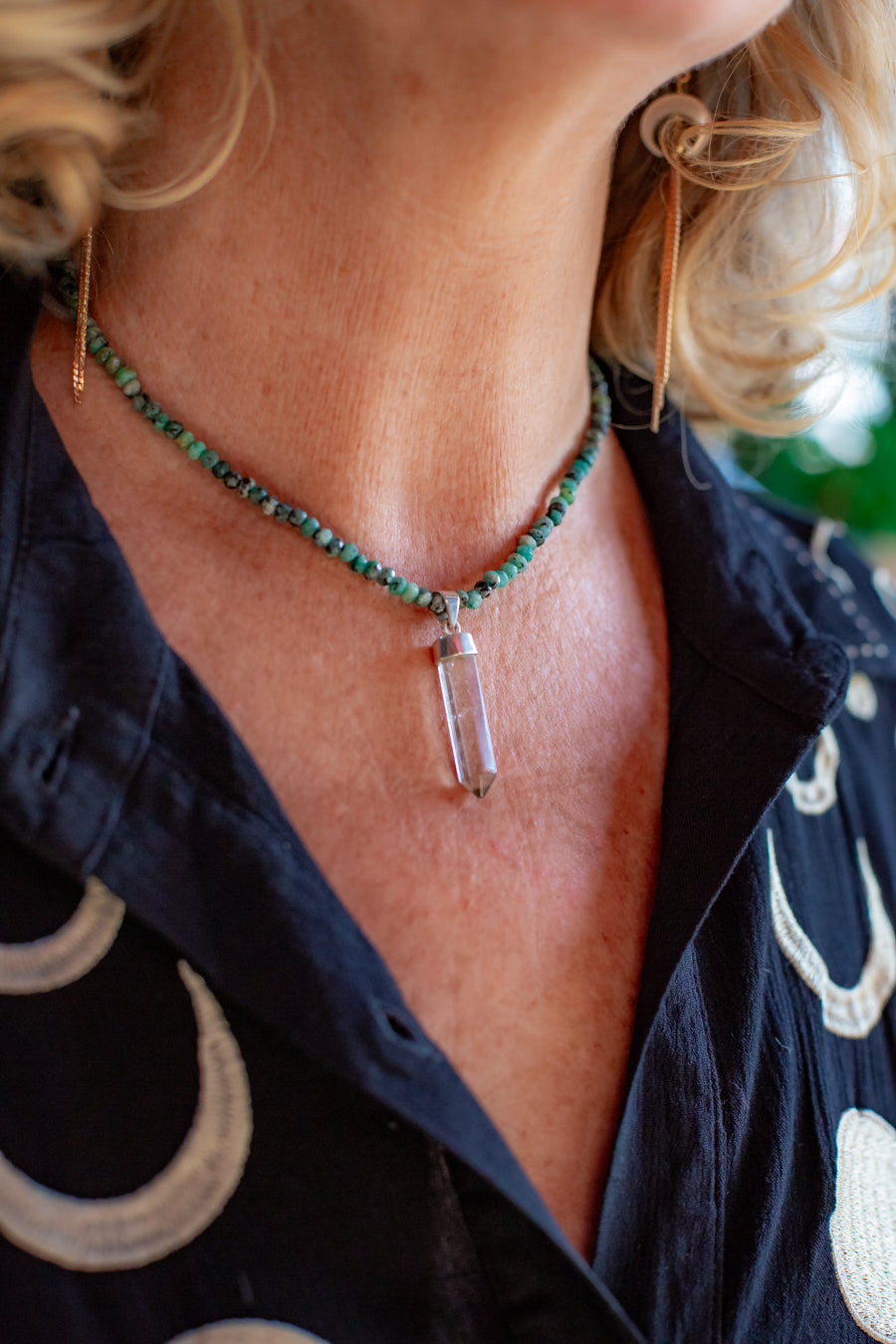 Cosmic Gold & Black Shirt/ Dress