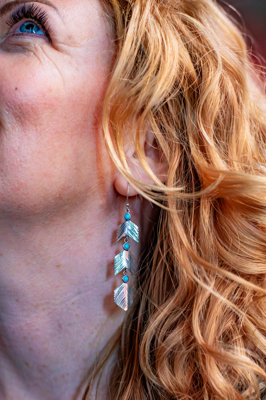 'Power of 3' Feather Earrings - Boho Buffalo Accessories