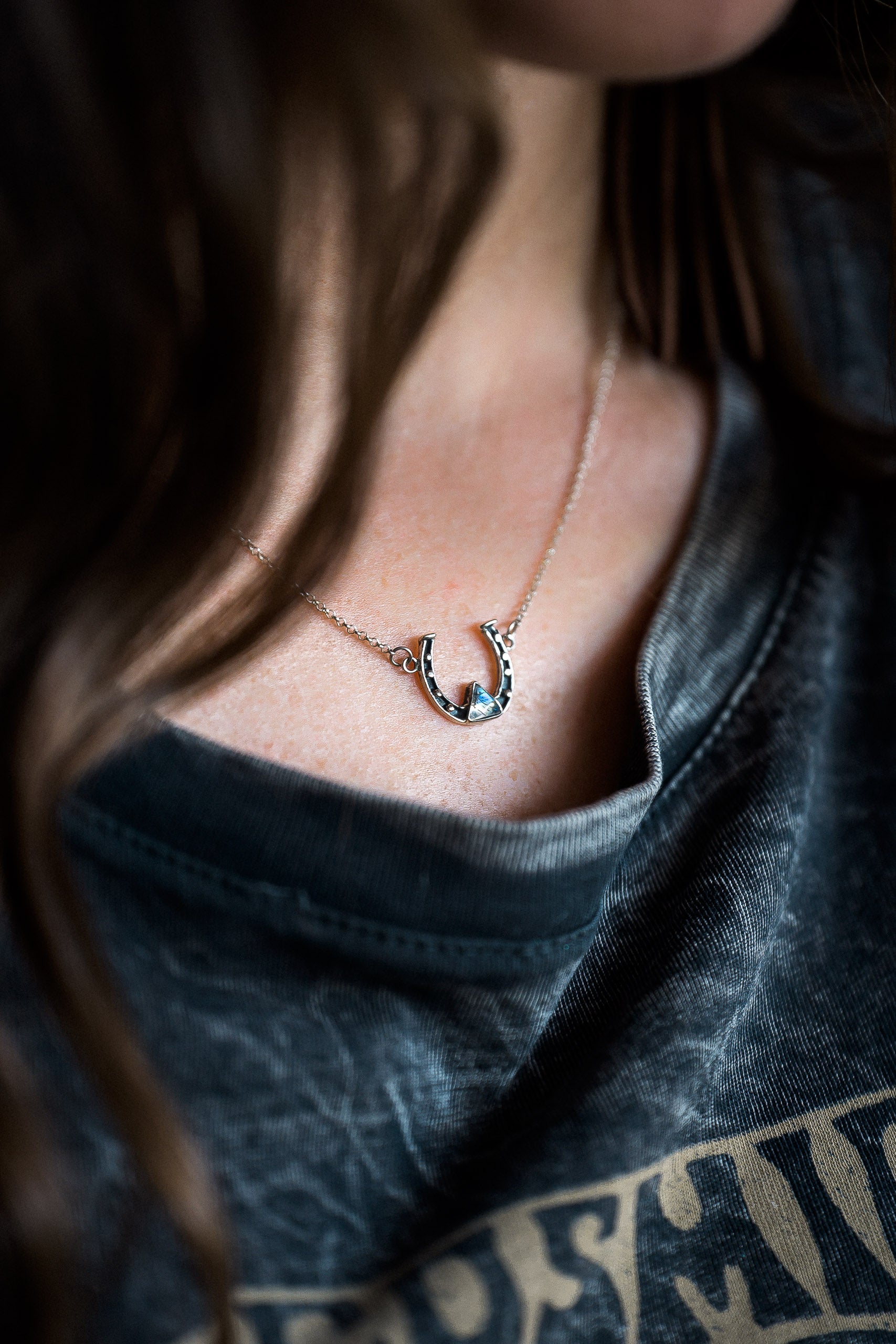 Horseshoe Pendant - Boho Buffalo Accessories