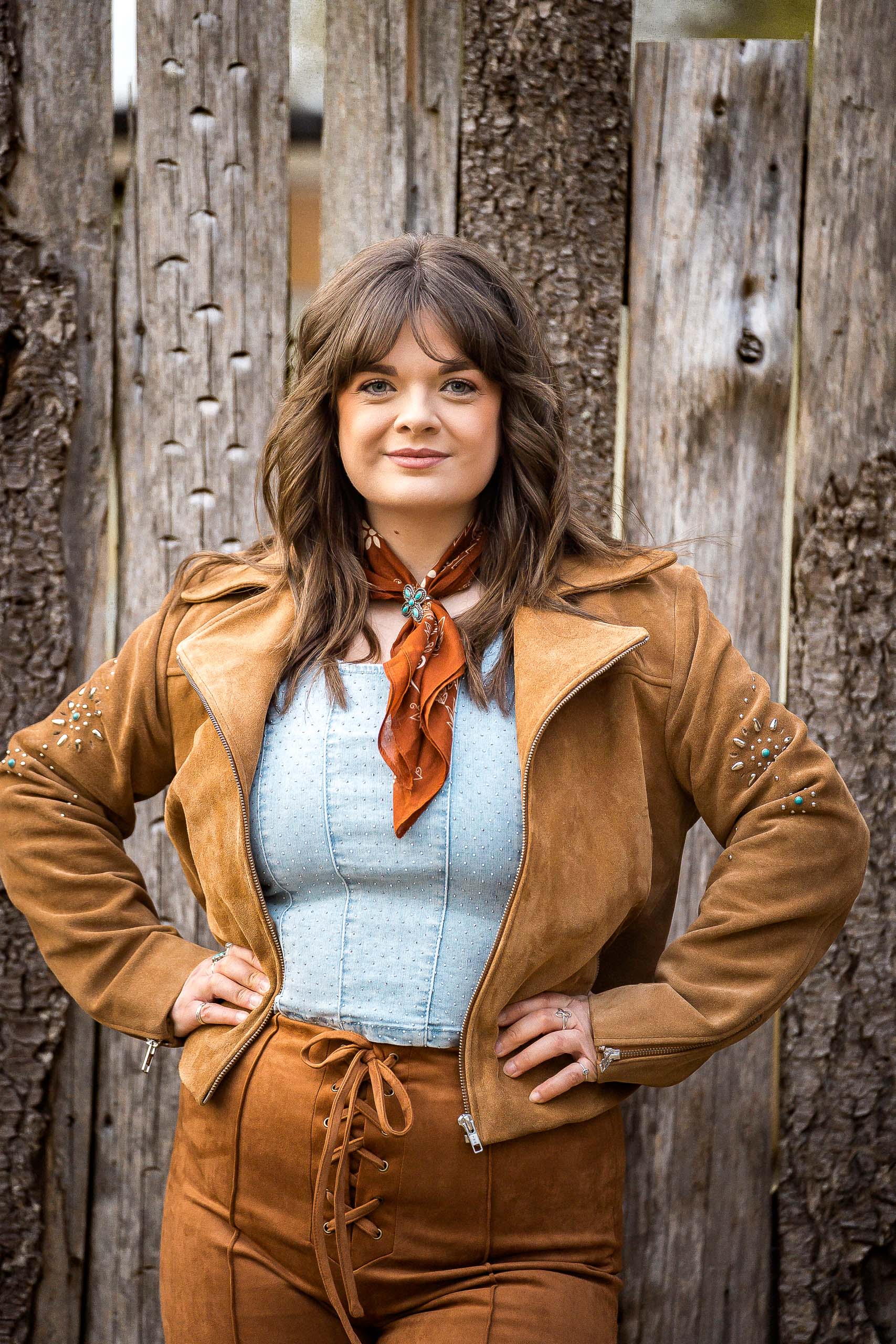 Rhinestone Denim Bodice - Boho Buffalo Accessories