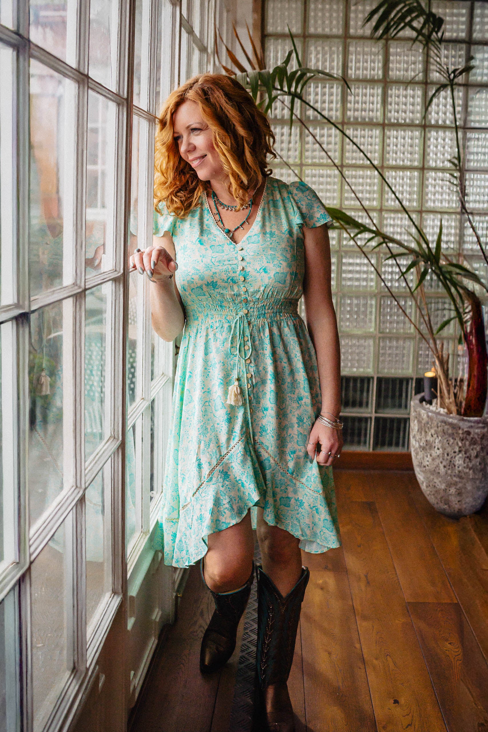 Santorini Mini Dress - Boho Buffalo Accessories