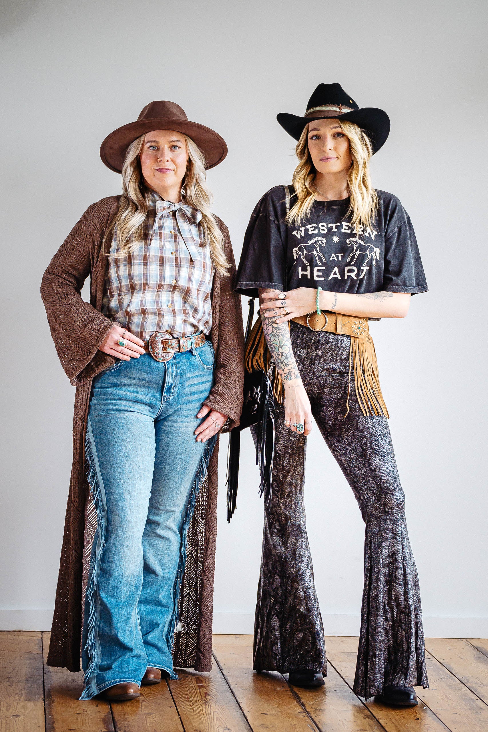 Dakota Tooled Leather Belt - Boho Buffalo Accessories