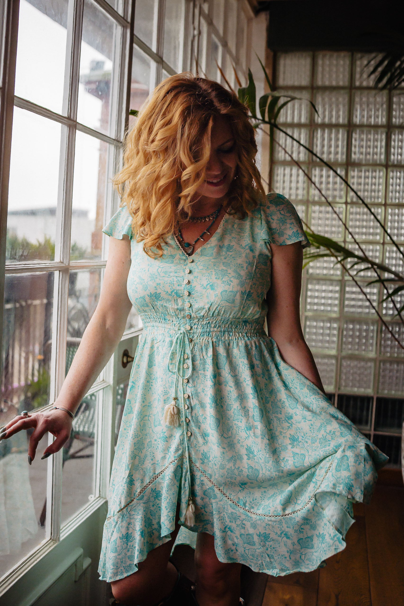 Santorini Mini Dress - Boho Buffalo Accessories