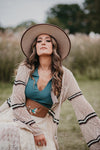 Pre Order - Teal Rib Top