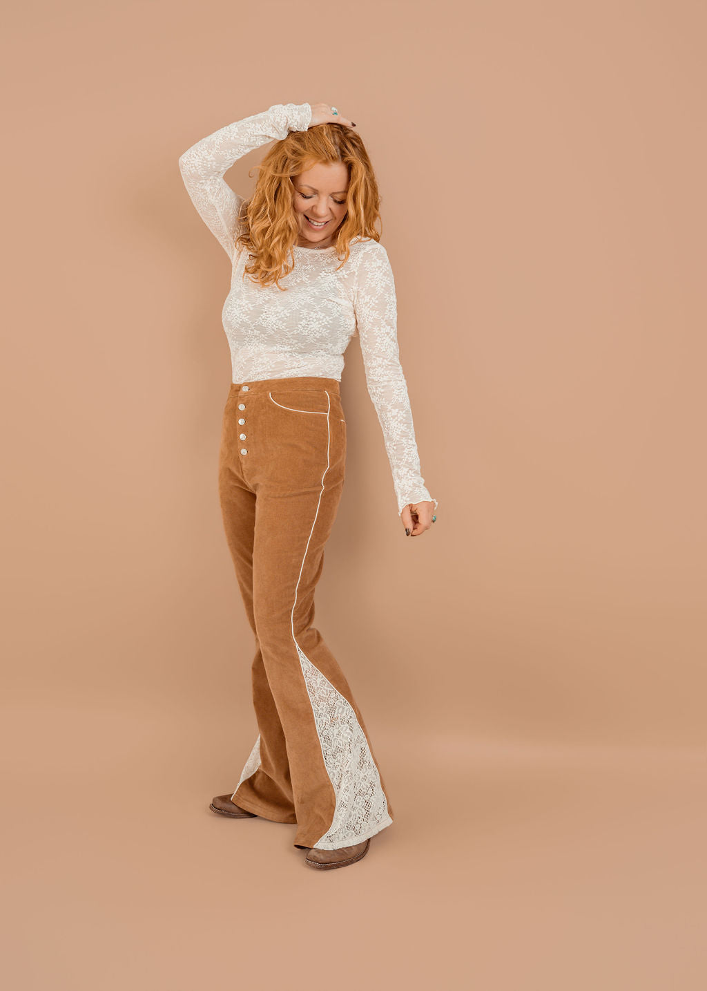 'Honey Rider' Lace Flares