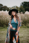 Pre Order - Teal Rib Top