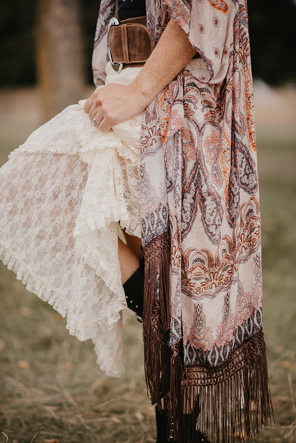 Fringed Darlin' Kimono