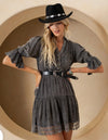 Charcoal Babydoll Dress (PLUS)